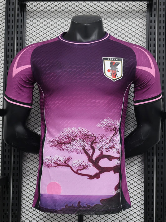 nouveau maillot du japon 2024 2025 rose pourpre violet prunier impérial