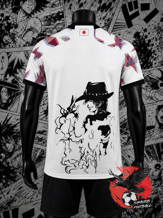Maillot du Japon et de One Piece avec Portgas D. Ace