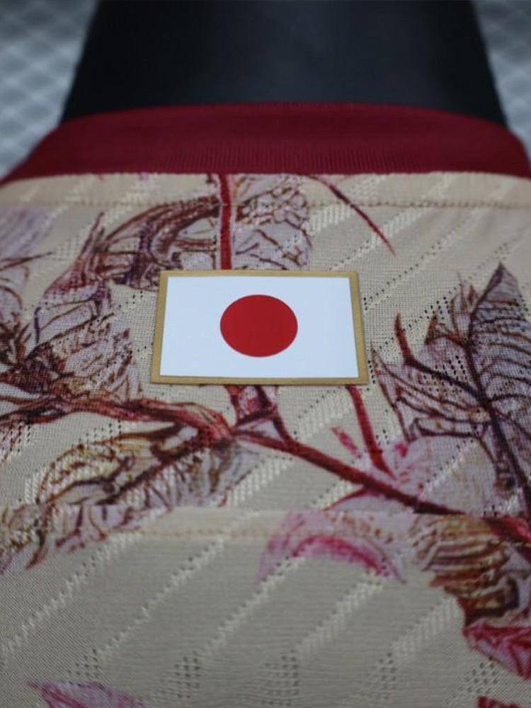 Maillot du Japon Sakura décoré de fleurs de cerisiers, col