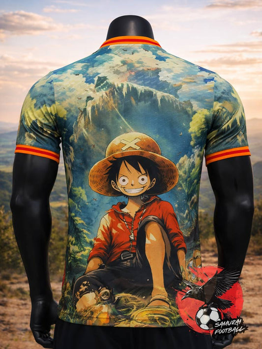 Maillot du Japon et One Piece représentant Luffy enfant