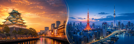 Osaka vs Tokyo : ces différences vont vous surprendre !