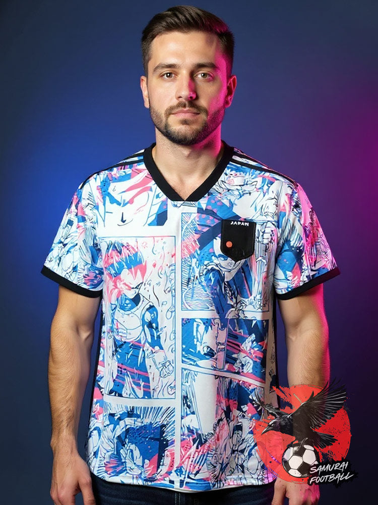 Maillot de Dragon Ball Super avec Goku et Vegeta