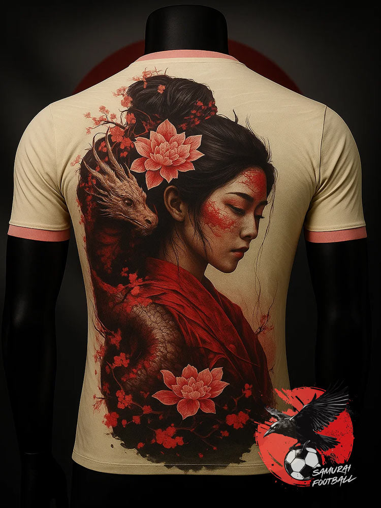 maillot du Japon représentant une Geisha