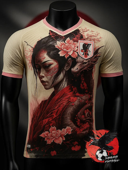 maillot du Japon représentant une Geisha