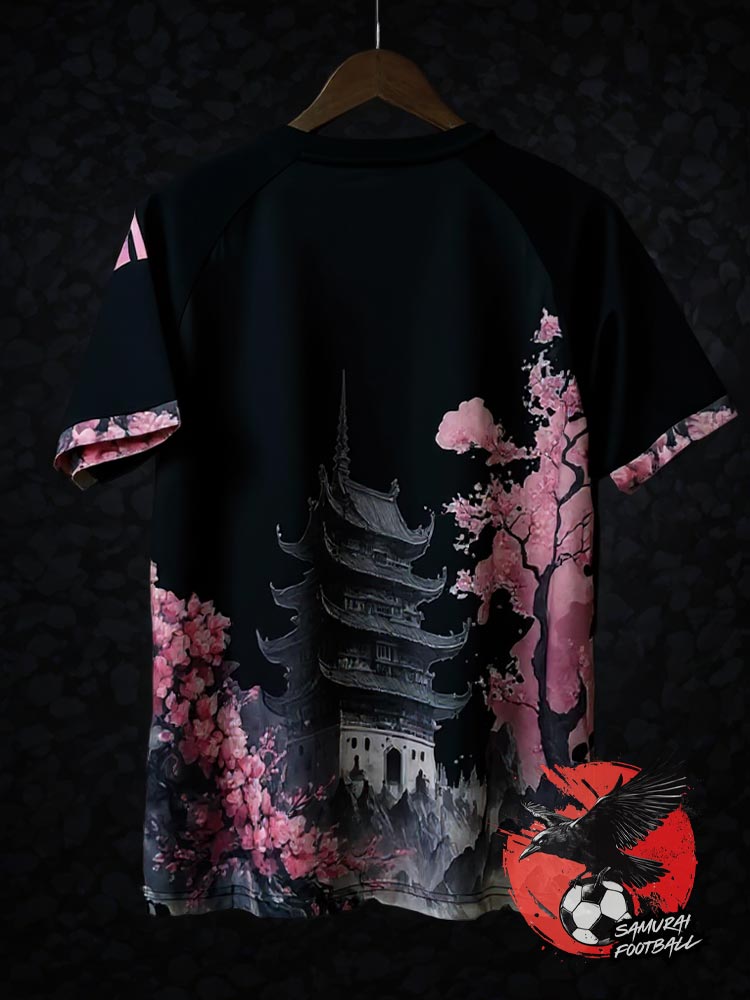 Dos du maillot du Japon noir