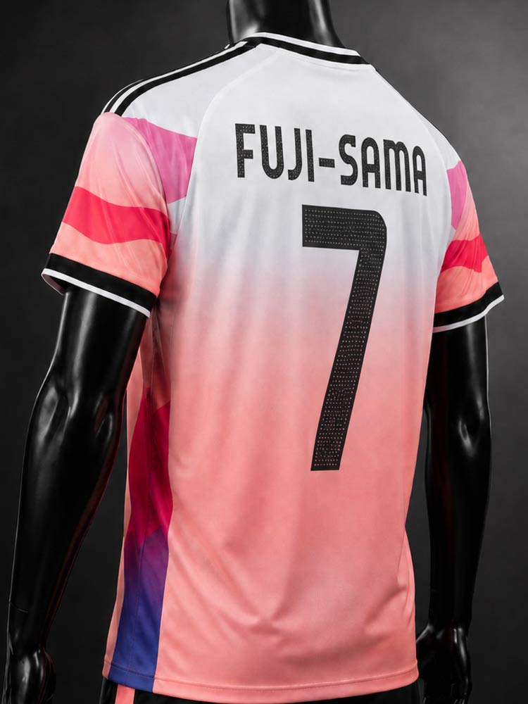 maillot du Japon coloré avec flocage