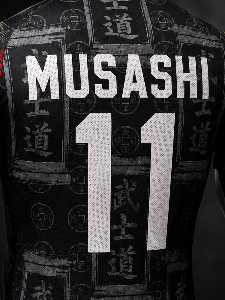 Flocage MUSASHI 11 sur le maillot Bushido du Japon