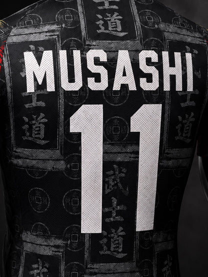 Flocage MUSASHI 11 sur le maillot Bushido du Japon