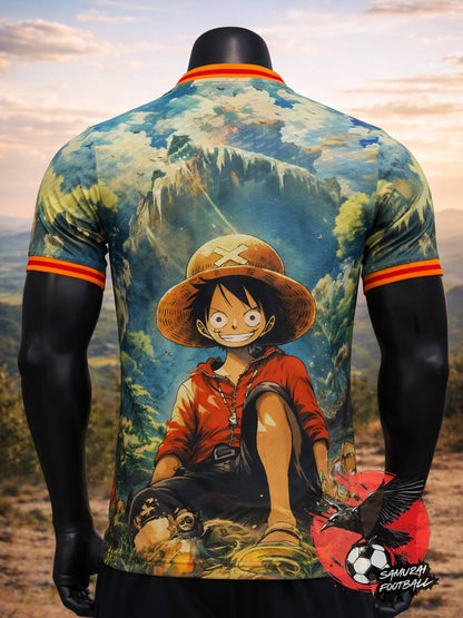 Maillot du Japon et One Piece représentant Luffy enfant