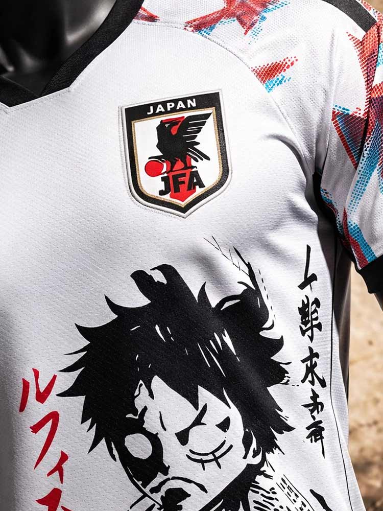 Maillot Japon Monkey Luffy blanc 2026