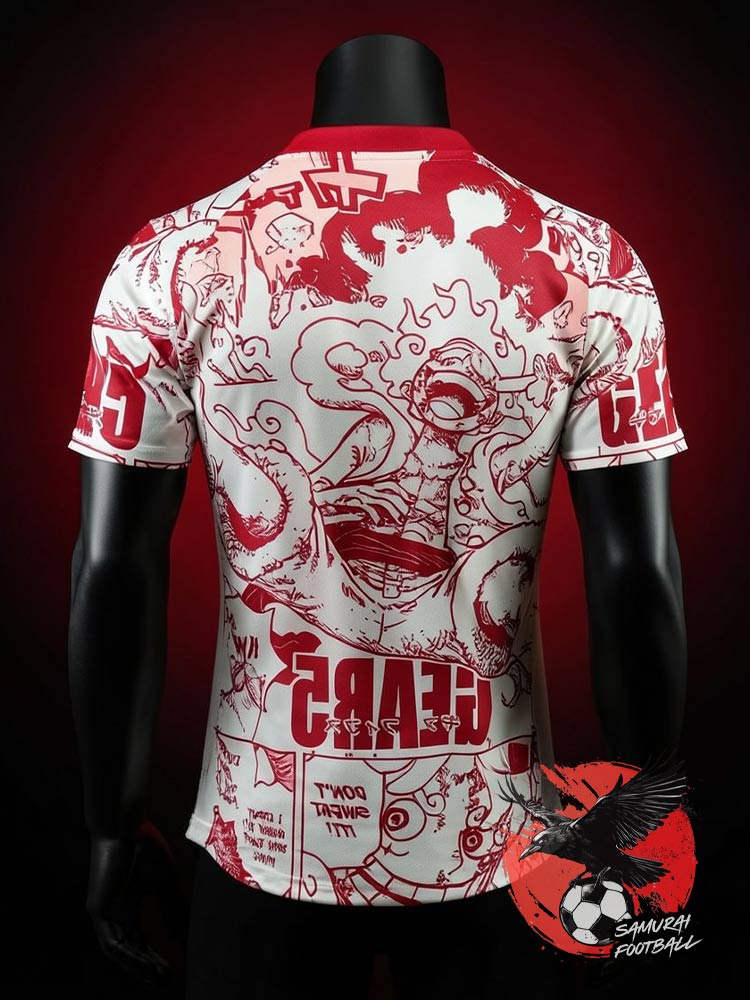 JAPAN JERSEY x ONE PIECE “LUFFY GEAR 5” – SAMURAI FOOTBALL