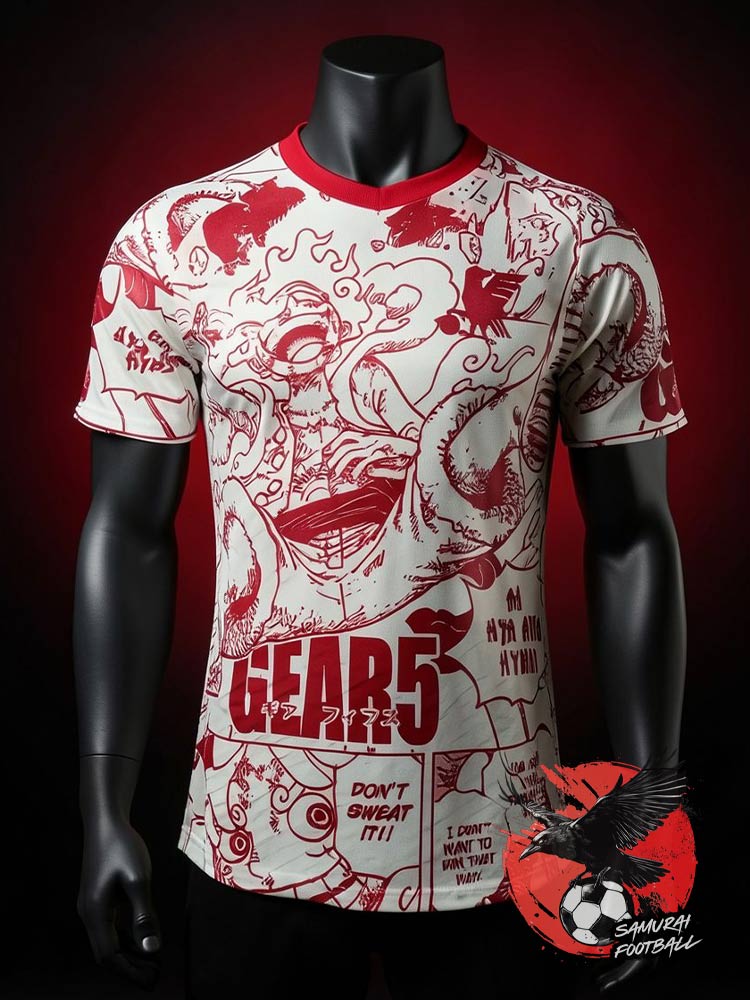 JAPAN JERSEY x ONE PIECE “LUFFY GEAR 5” – SAMURAI FOOTBALL