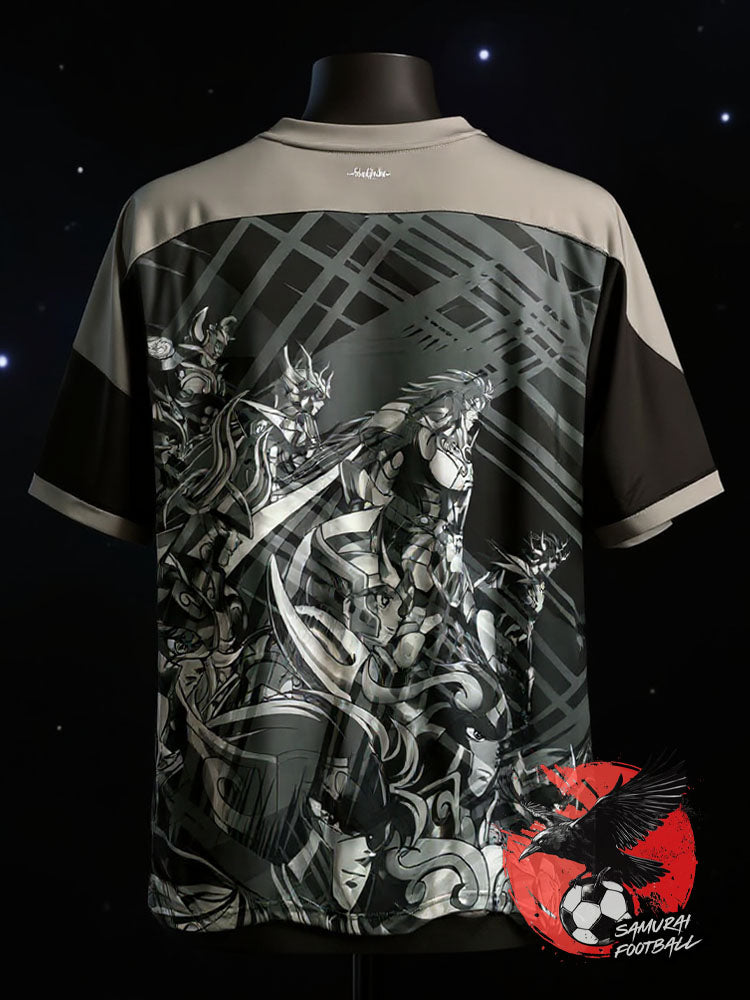 maillot du Japon Saint Seiya doré avec les douze Chevaliers d’Or