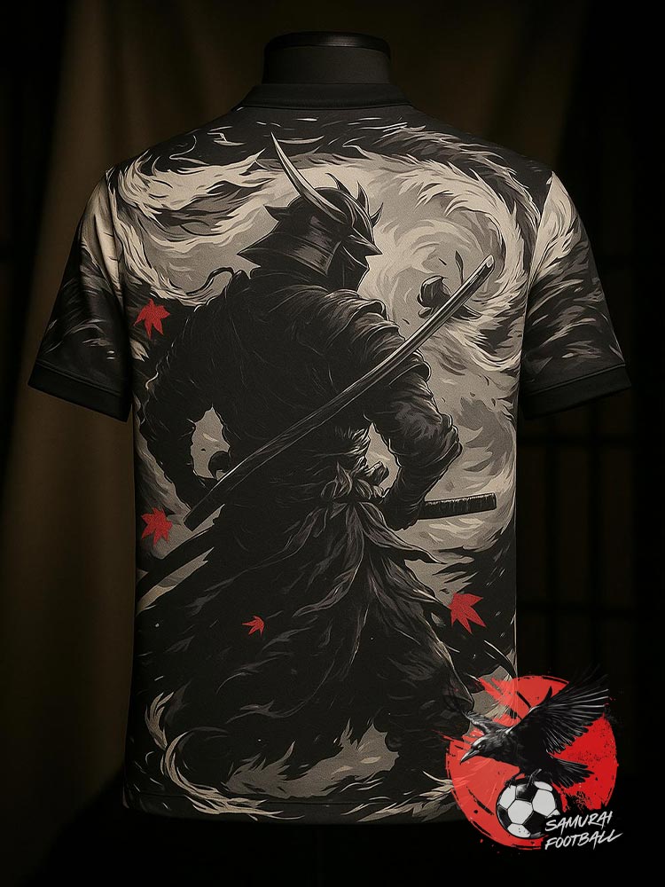 Maillot du Japon du samouraï  Minamoto no Yoshitsune, de dos