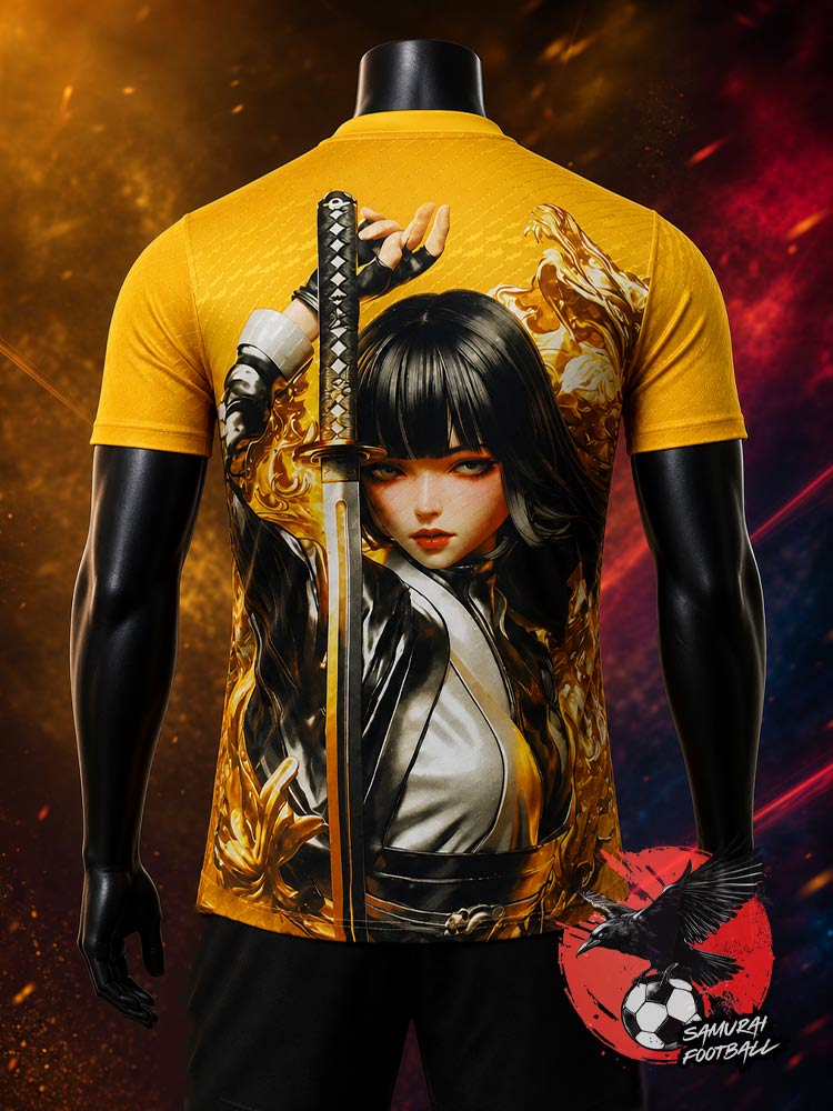 Maillot du japon d'une femme samouraï