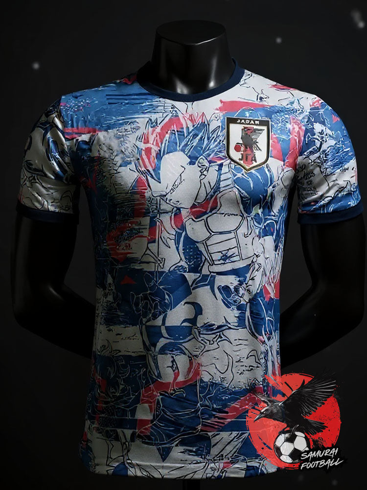 Maillot du Japon avec Vegeta en forme de Dieu de la Destruction