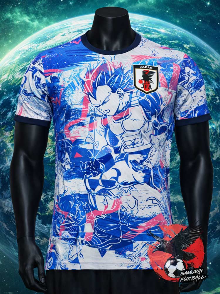 Maillot du Japon avec Vegeta en forme de Dieu de la Destruction