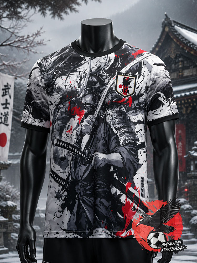 Maillot du Japon du samouraï  Minamoto no Yoshitsune