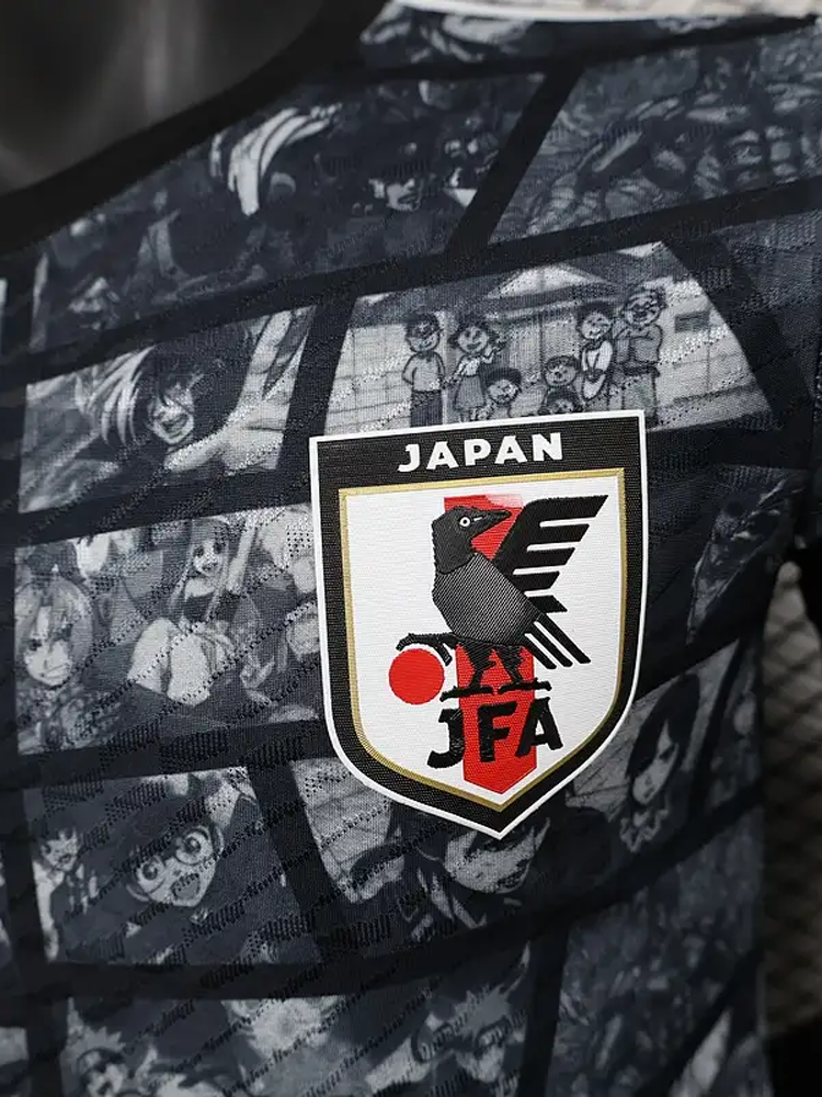 MAILLOT DU JAPON "MANGAS" NOIR