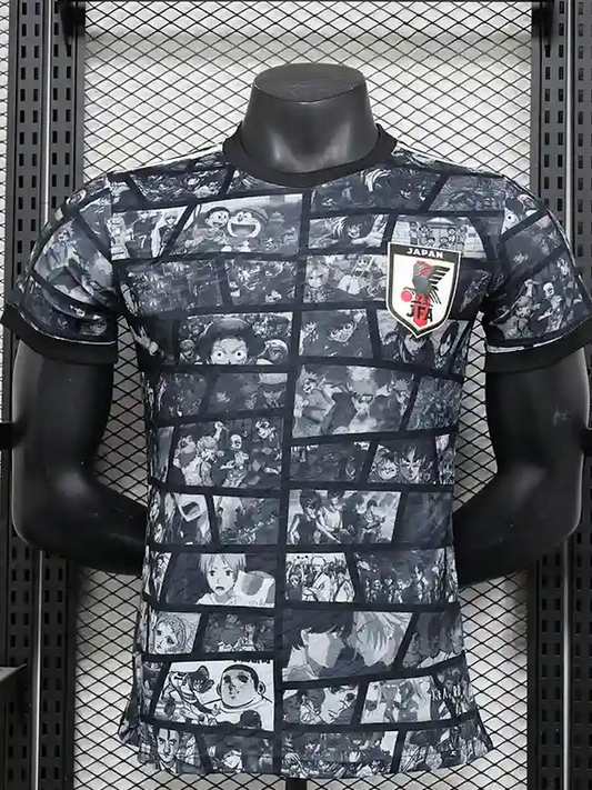 MAILLOT DU JAPON "MANGAS" NOIR