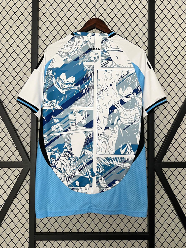 Maillot de Football japonais de Dragon Ball Super Bleu