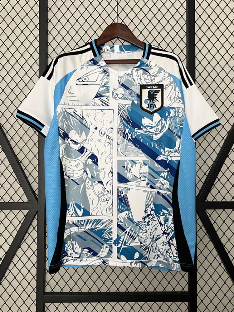 Maillot de Football japonais de Dragon Ball Super Bleu